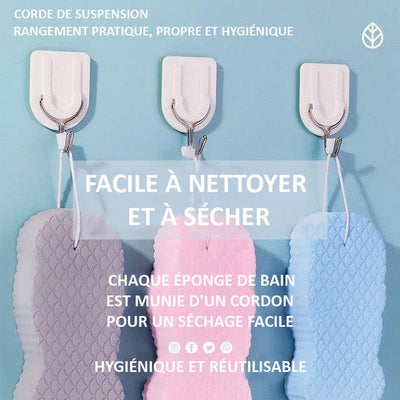 Eponge De Bain Exfoliante Super Douce