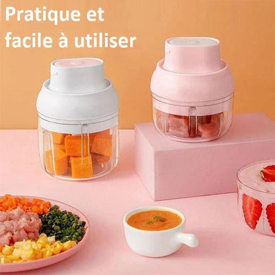 Mini Hachoir Électrique Sans Fil - TimeSave